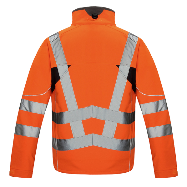 Reflektierende Hohe Sichtbarkeit Hi Vis Viz Work Soft Shell Jacke